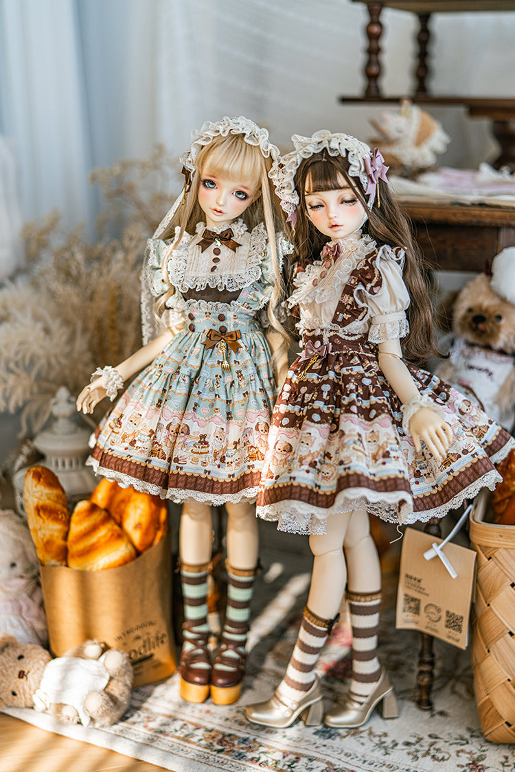 【SD/DD~SD16girl】 chocolate factory skirt set