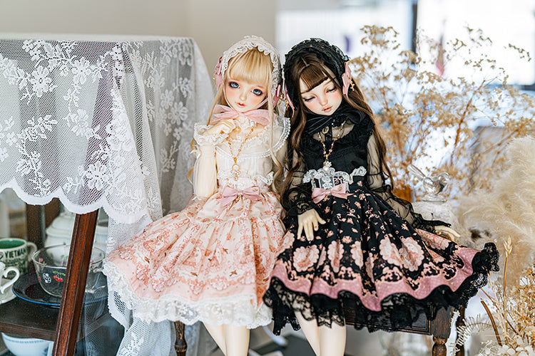 【SD/DD~SD16girl】 ribbon rabbit skirt set