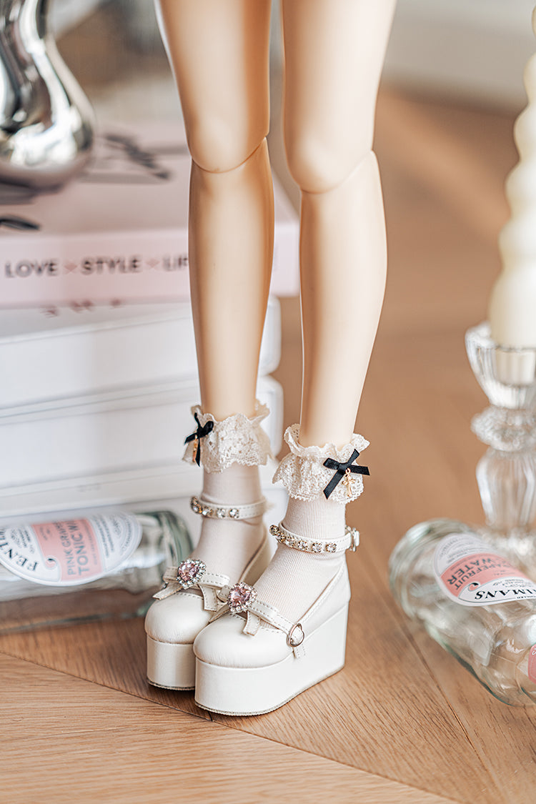 【1/3girl movable legs＆DD】Sweet Devil platform shoes