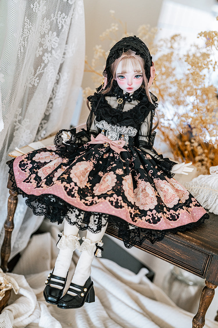 【SDM/MDD】 ribbon rabbit skirt set