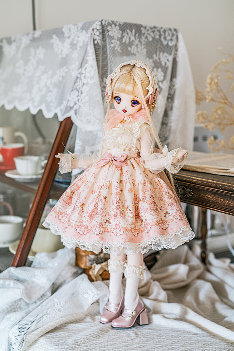 【SDM/MDD】 ribbon rabbit skirt set