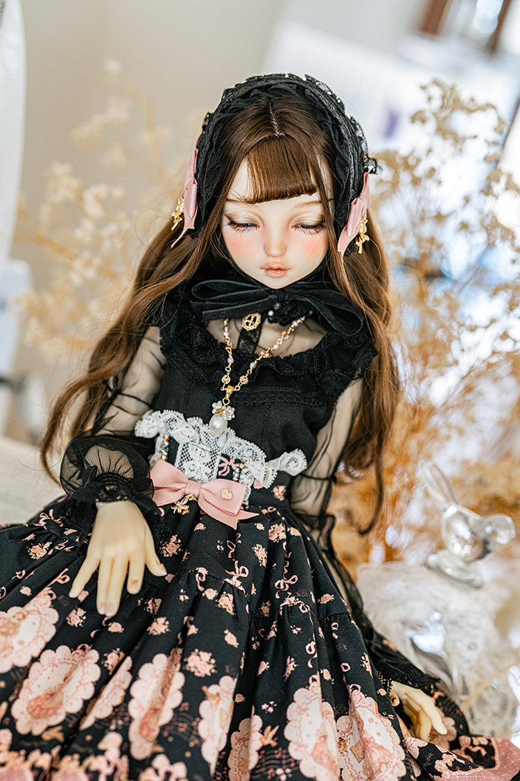 【SD/DD~SD16girl】 ribbon rabbit blouse