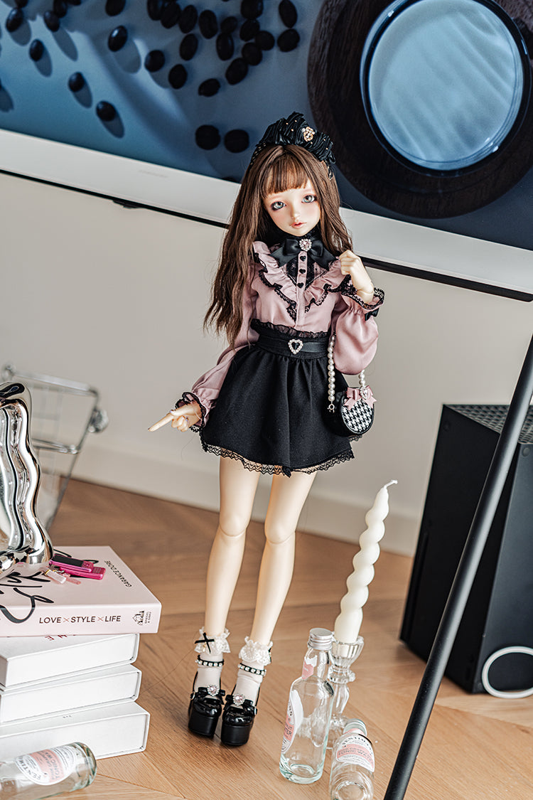 【1/3girl movable legs＆DD】Sweet Devil platform shoes