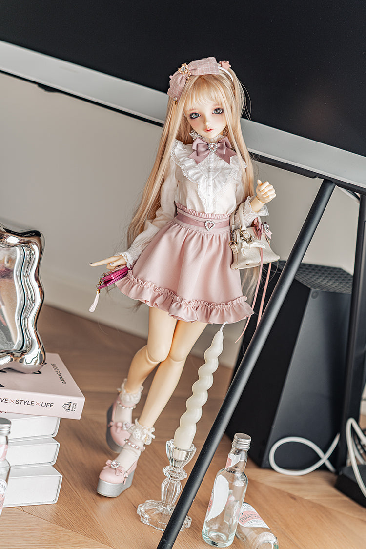 【1/3girl movable legs＆DD】Sweet Devil platform shoes