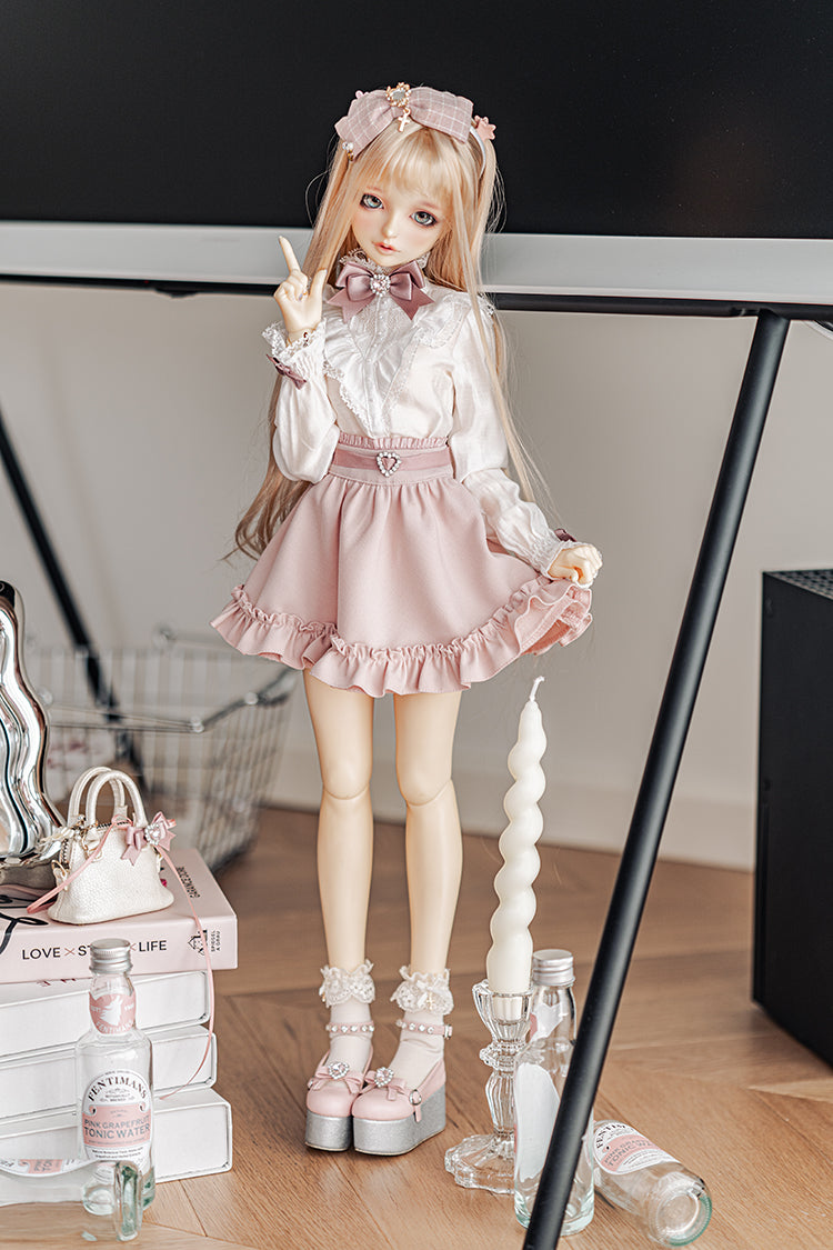 【1/3girl movable legs＆DD】Sweet Devil platform shoes