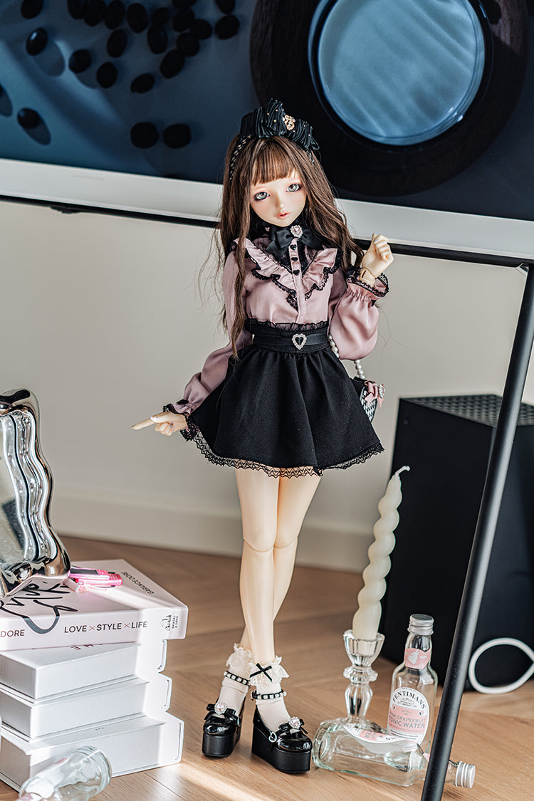 【1/3girl movable legs＆DD】Sweet Devil platform shoes