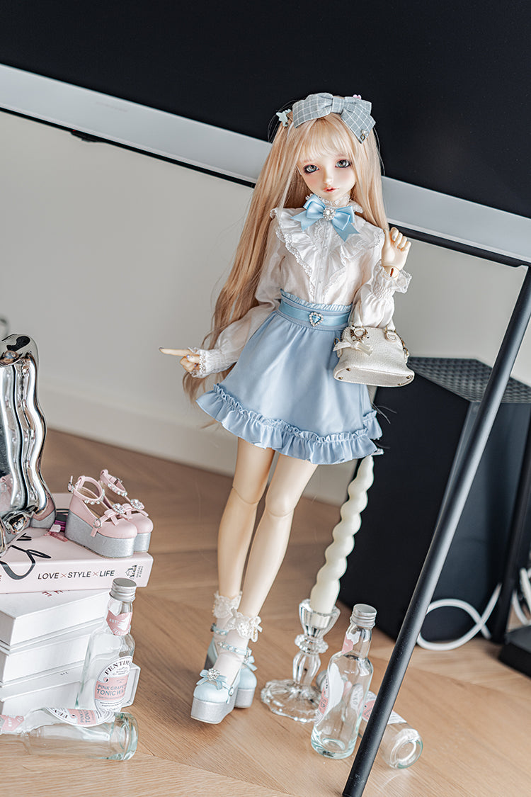 【1/3girl movable legs＆DD】Sweet Devil platform shoes