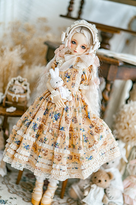 【SD/DD~SD16girl】 Berry Bear one-piece set