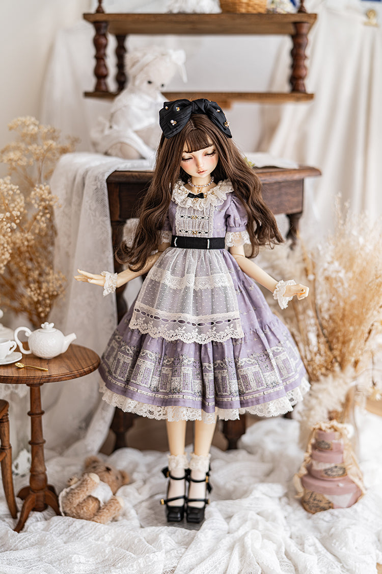 【SD/DD~SD16girl】 dreaming garden one-piece set