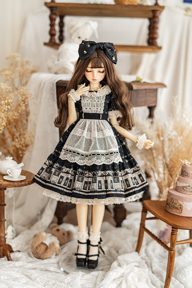 【SD/DD~SD16girl】 dreaming garden one-piece set