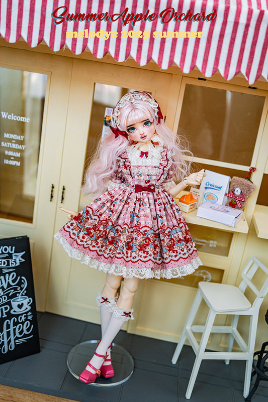 【SD13/DD/SDgr girl】 Summer Apple Orchard one-piece set