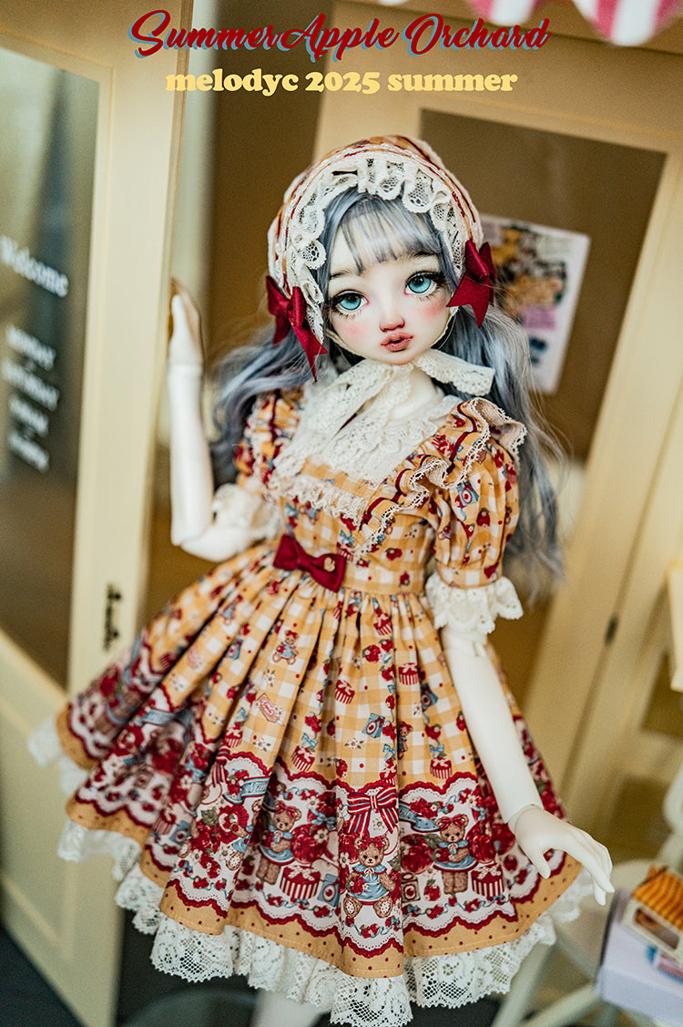 【SD13/DD/SDgr girl】 Summer Apple Orchard one-piece set
