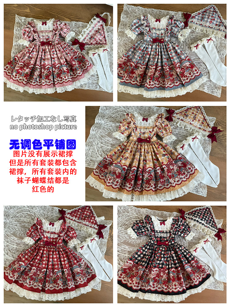 【SD13/DD/SDgr girl】 Summer Apple Orchard one-piece set