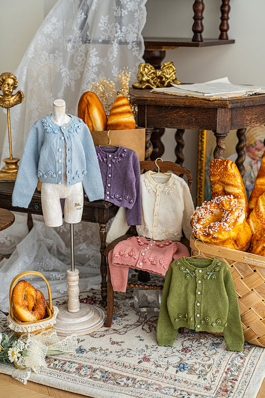 【SD/DD~SD16girl】 Afternoon tea flower sweater