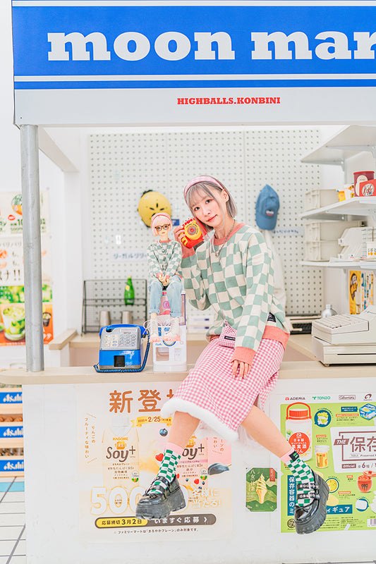 【人体大小】棋盘毛衣