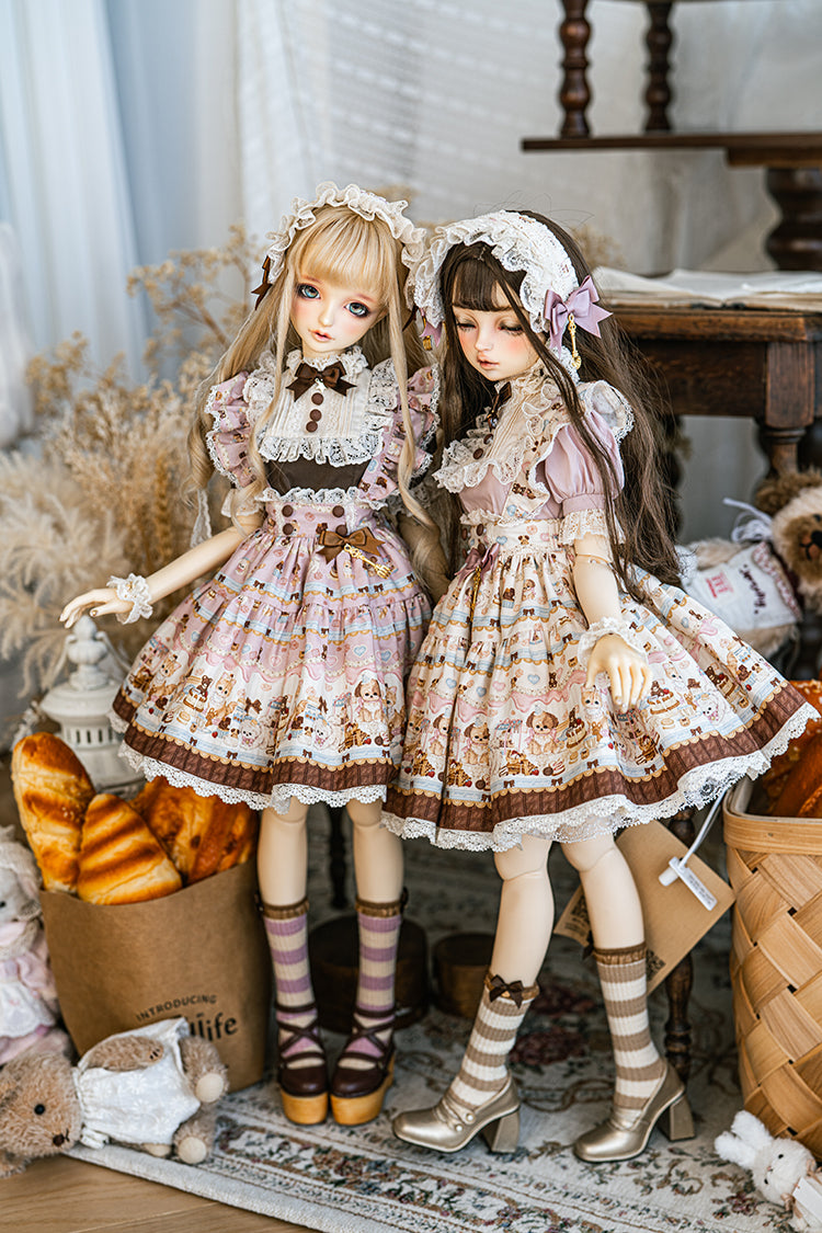 人気を誇る chocolate SD/DD~SD16girl】 factory Workshop Doll – set skirt 服、靴