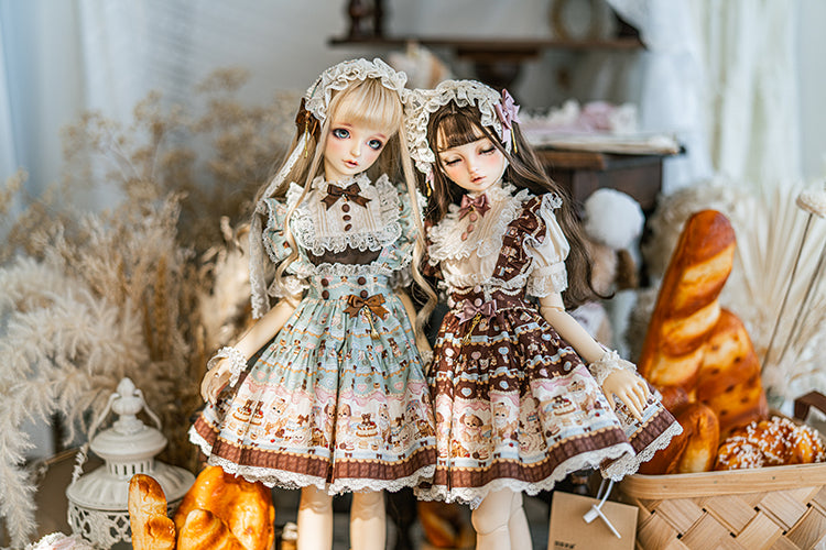 【SD/DD~SD16girl】 chocolate factory skirt set