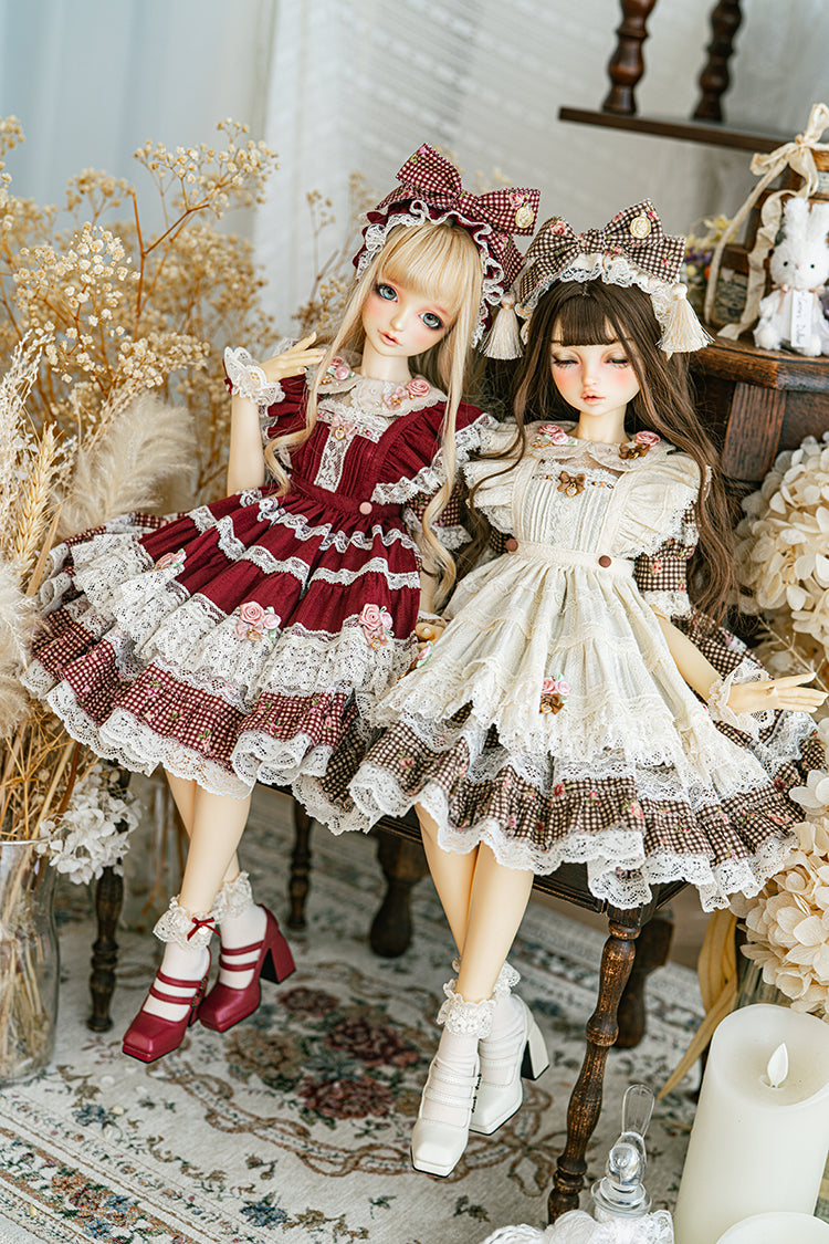 【SD/DD~SD16girl】 rose garden ver.2 one-piece set