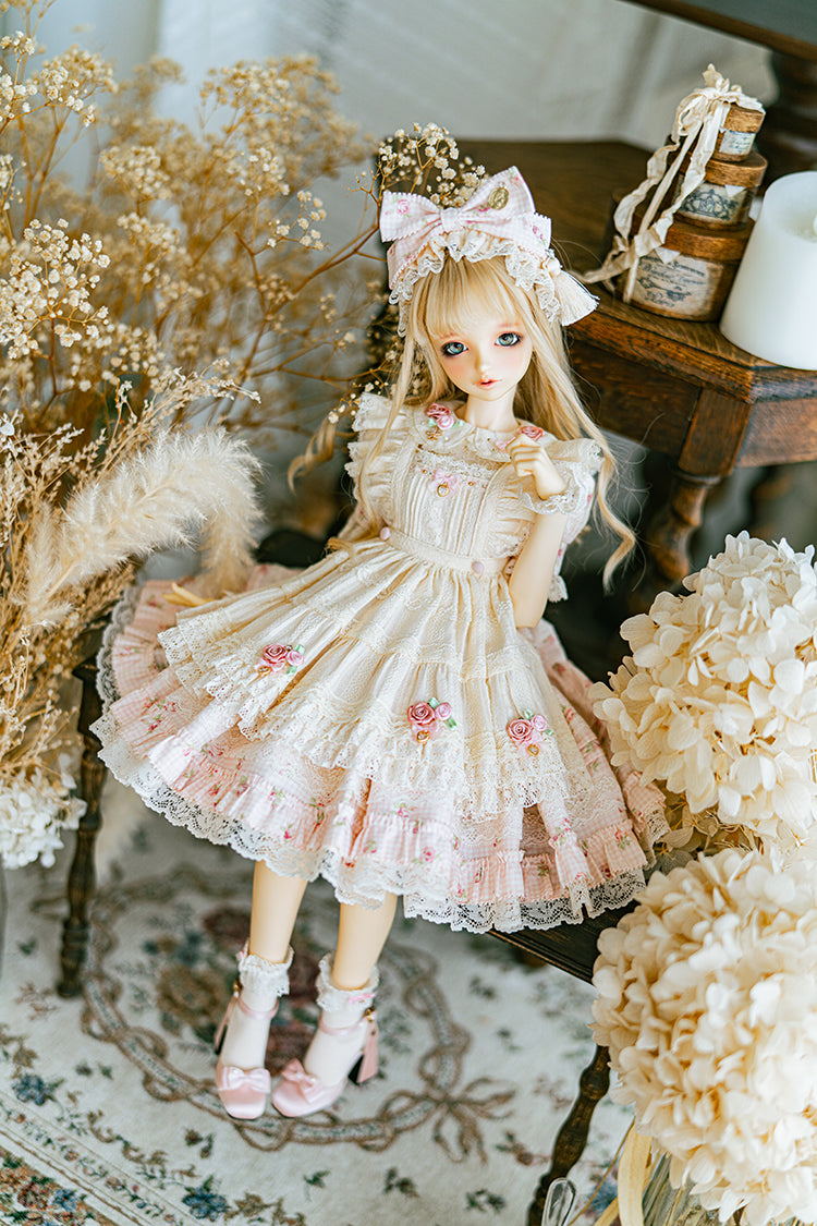 【SD/DD~SD16girl】 rose garden ver.2 one-piece set