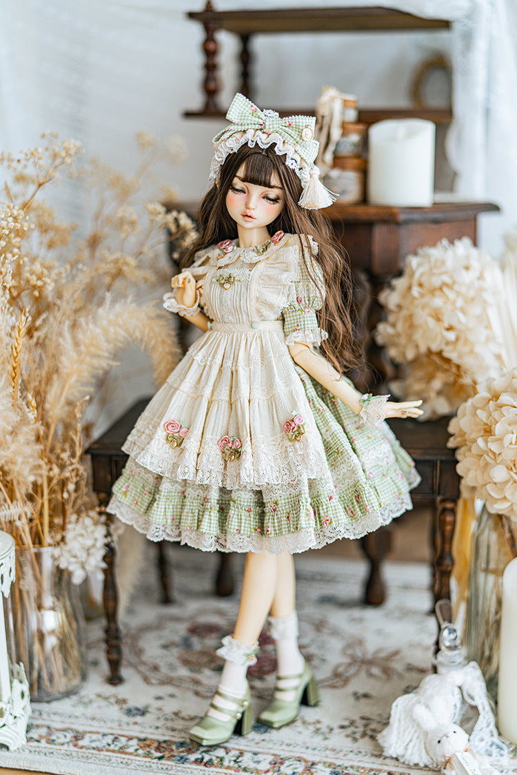 【SD/DD~SD16girl】 rose garden ver.2 one-piece set