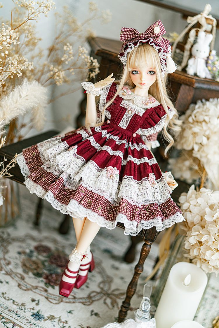 【SD/DD~SD16girl】 rose garden ver.2 one-piece set