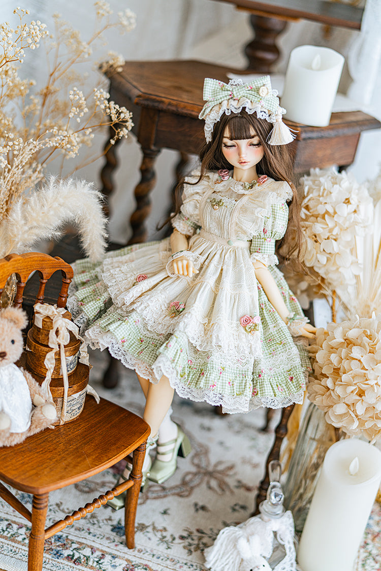 【SD/DD~SD16girl】 rose garden ver.2 one-piece set