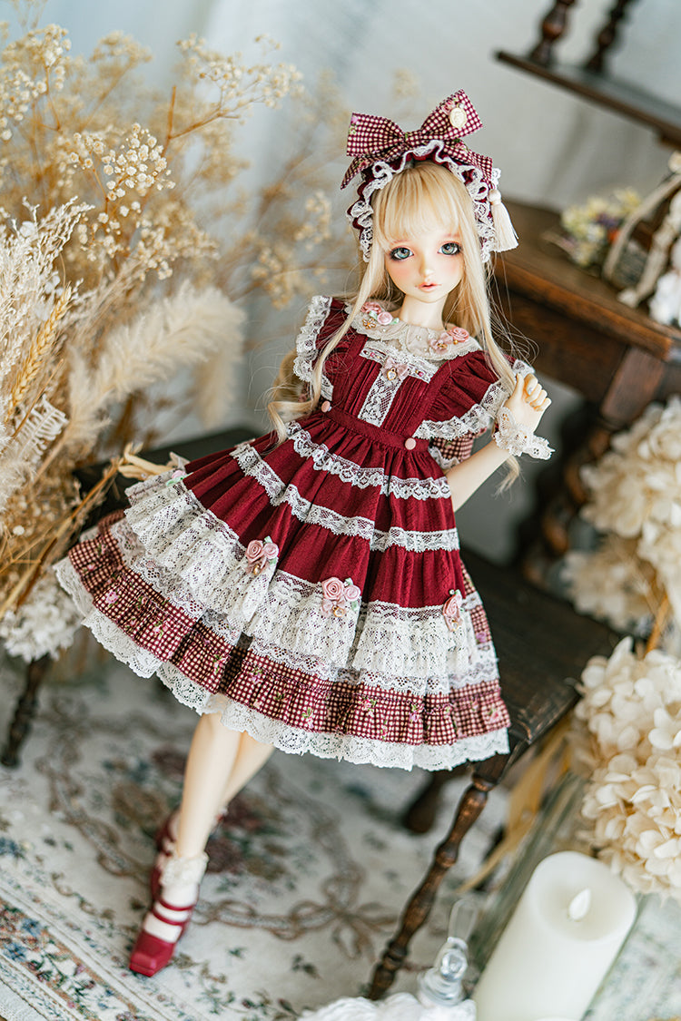 【SD/DD~SD16girl】 rose garden ver.2 one-piece set