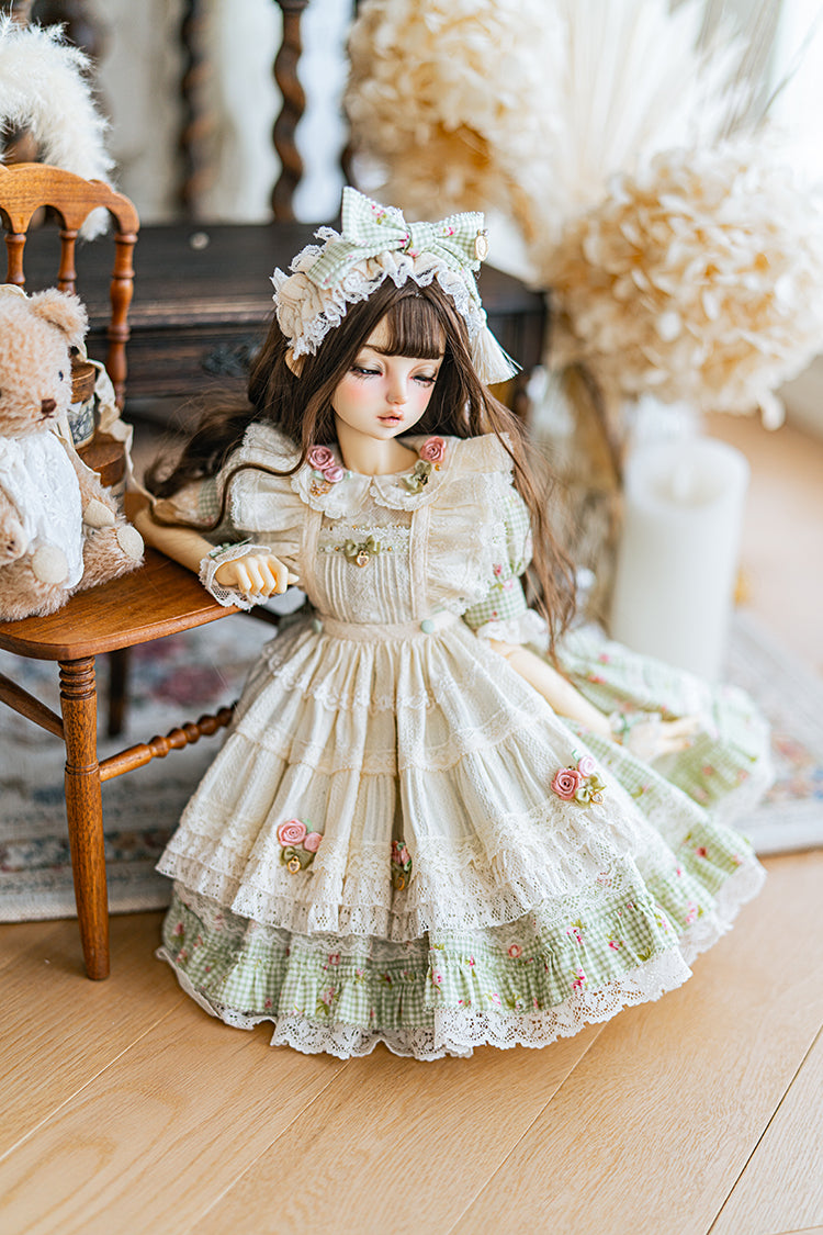 【SD/DD~SD16girl】 rose garden ver.2 one-piece set