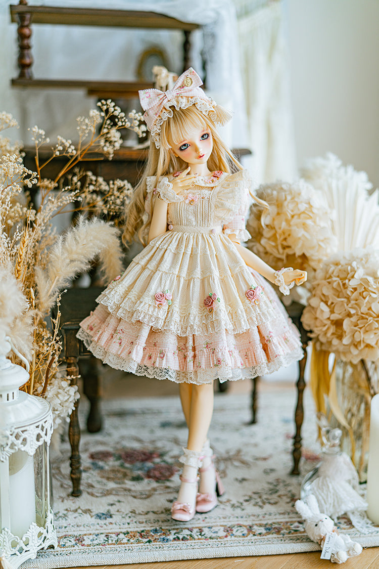 【SD/DD~SD16girl】 rose garden ver.2 one-piece set