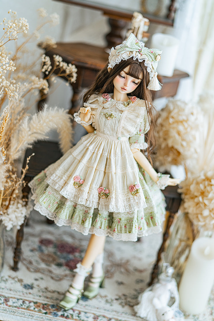 【SD/DD~SD16girl】 rose garden ver.2 one-piece set