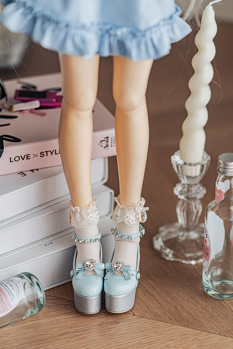 【1/3girl movable legs＆DD】Sweet Devil platform shoes