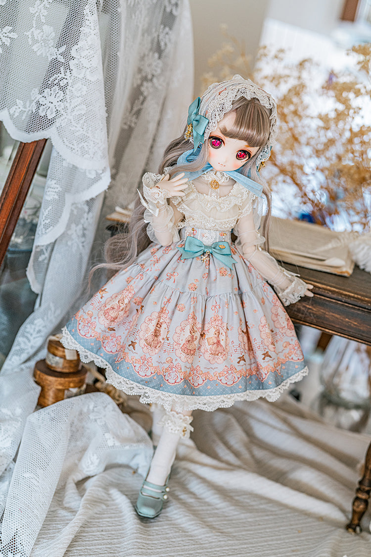 【SDM/MDD】 ribbon rabbit skirt set