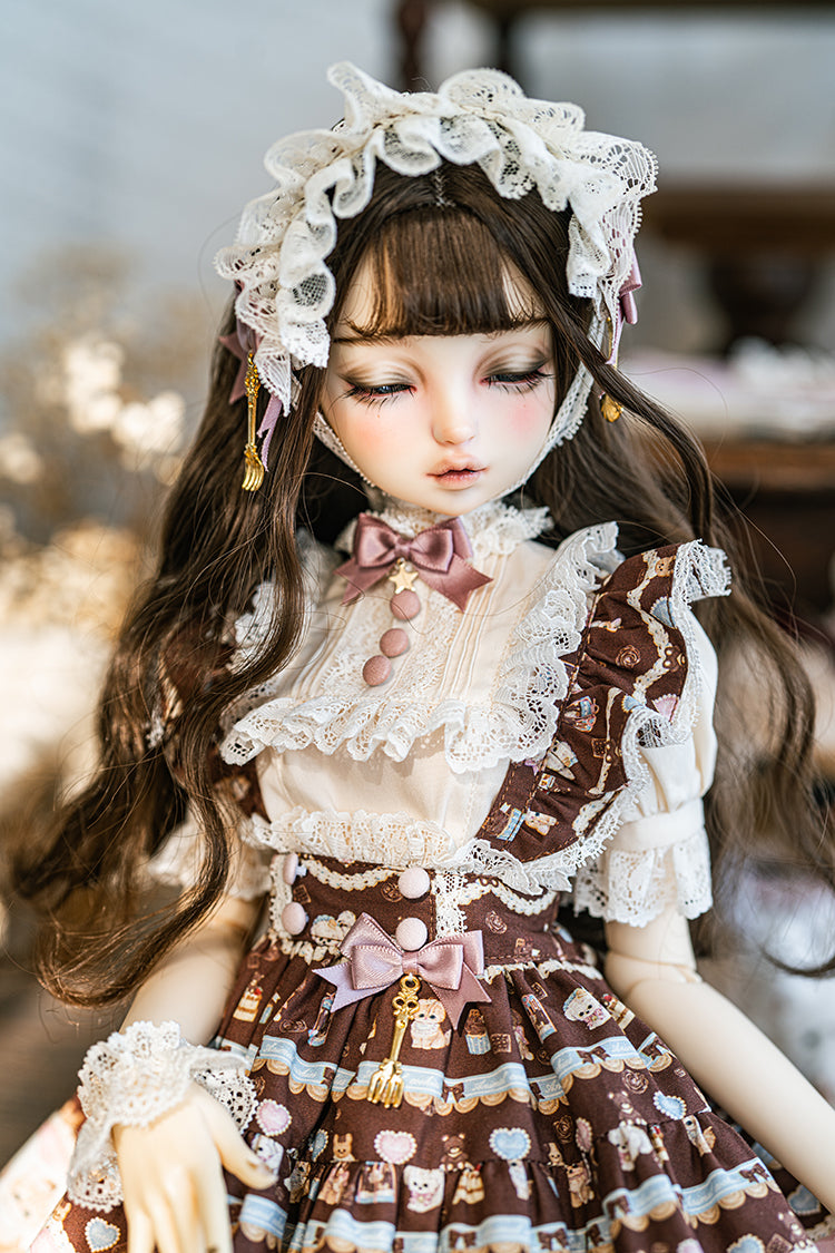 【SD/DD~SD16girl】 chocolate factory skirt set