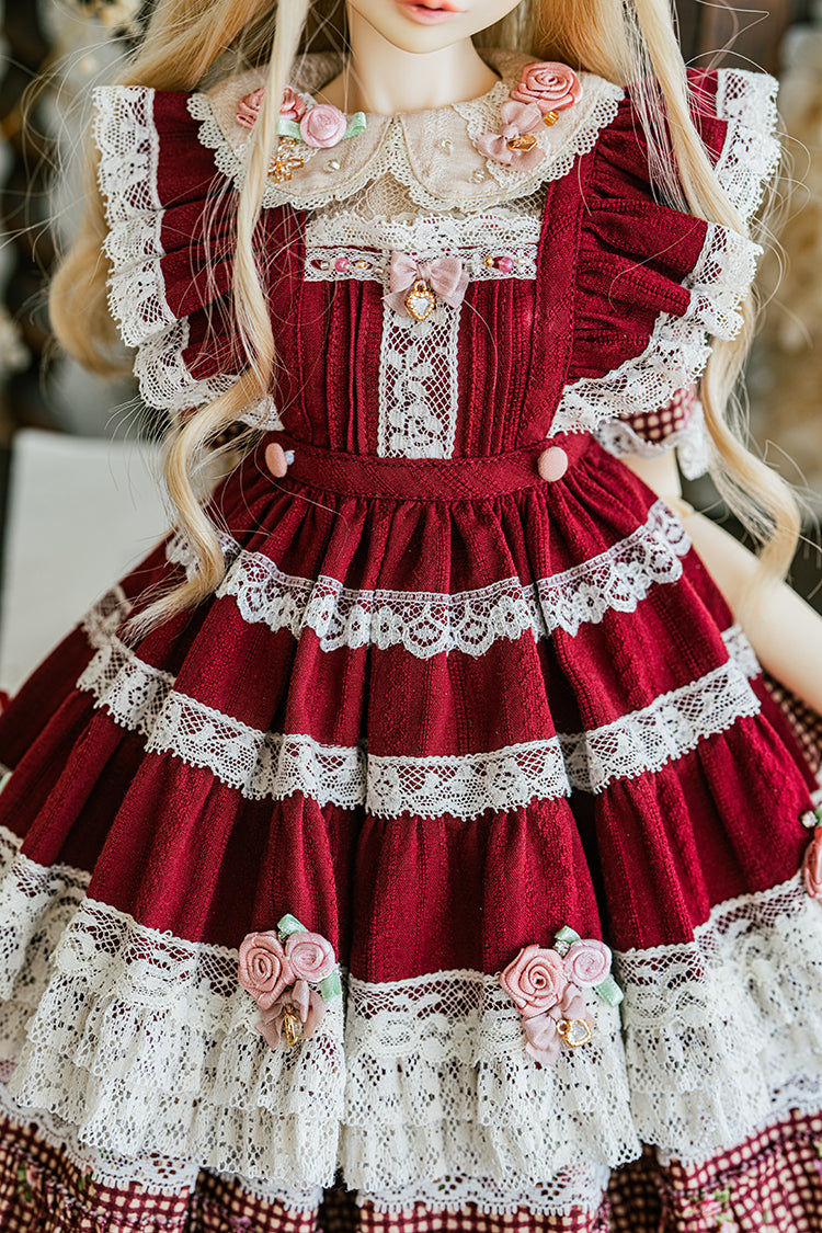 【SD/DD~SD16girl】 rose garden ver.2 one-piece set