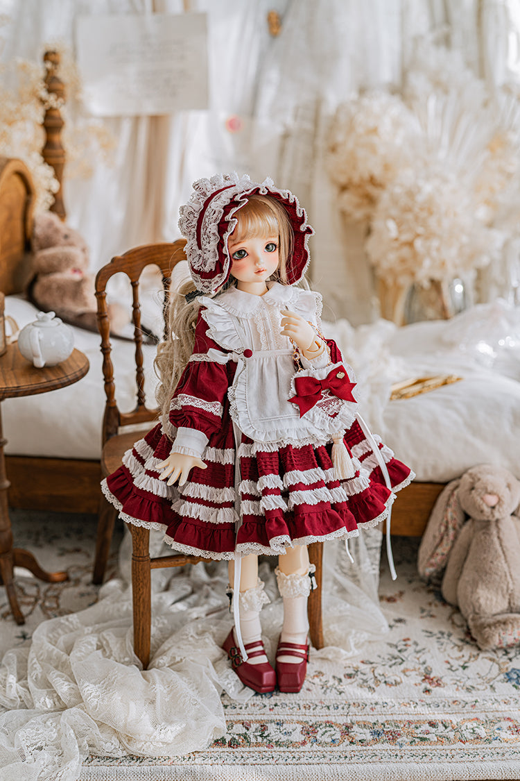 【期間限定お試し価格】 SDM/MDD MELODY.C Alice Doll ワンピース (クリーム)｜着せ替え 着せ替え服・アウトフィット