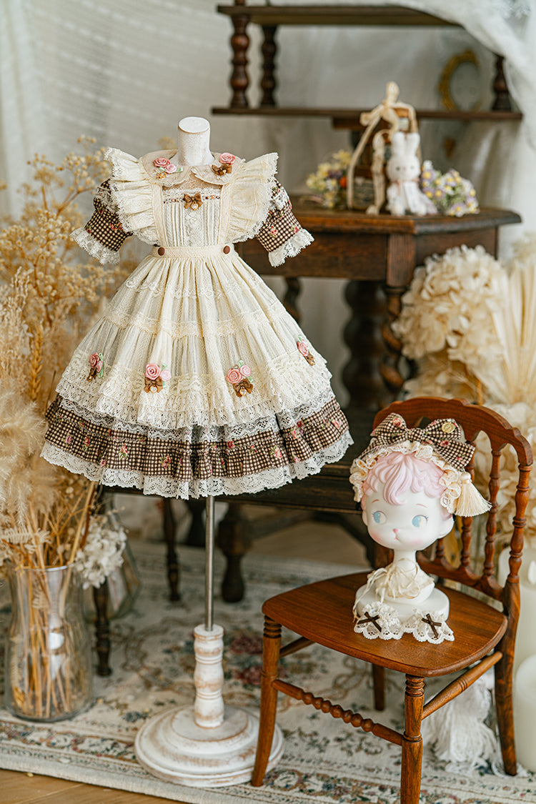 【SD/DD~SD16girl】 rose garden ver.2 one-piece set