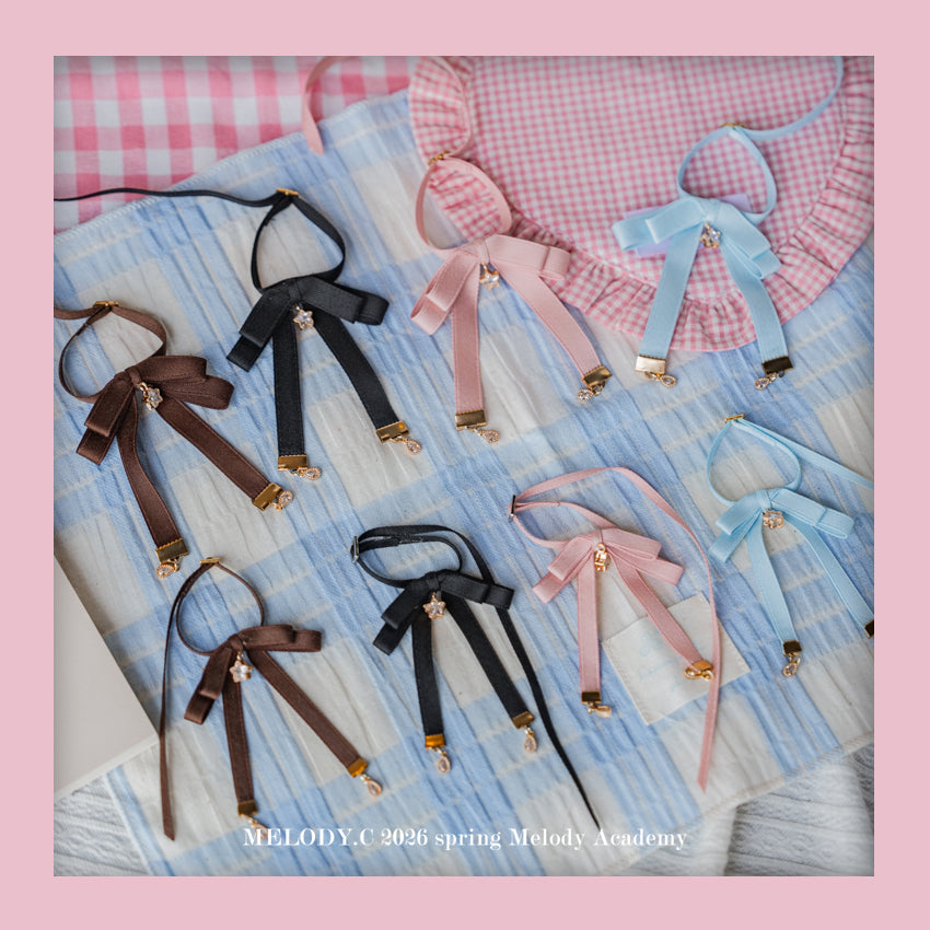 【option item】 Melody Academy ribbon choker