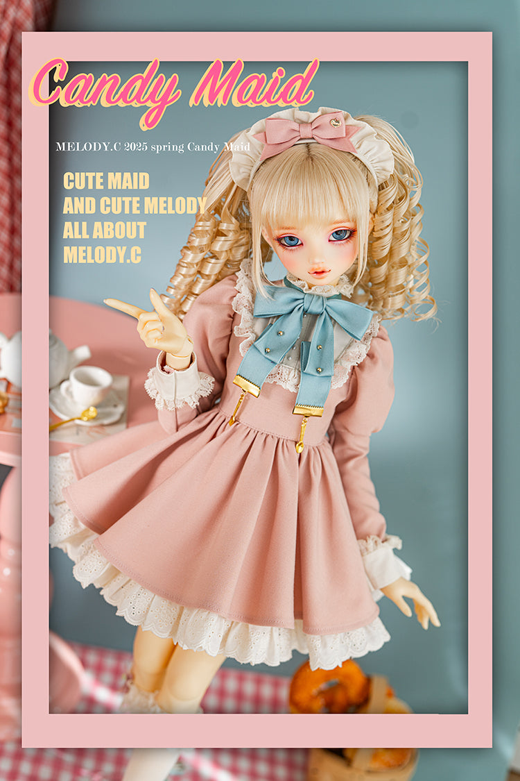 【SD/DD~SD16girl】 Candy Maid one-piece set short ver.