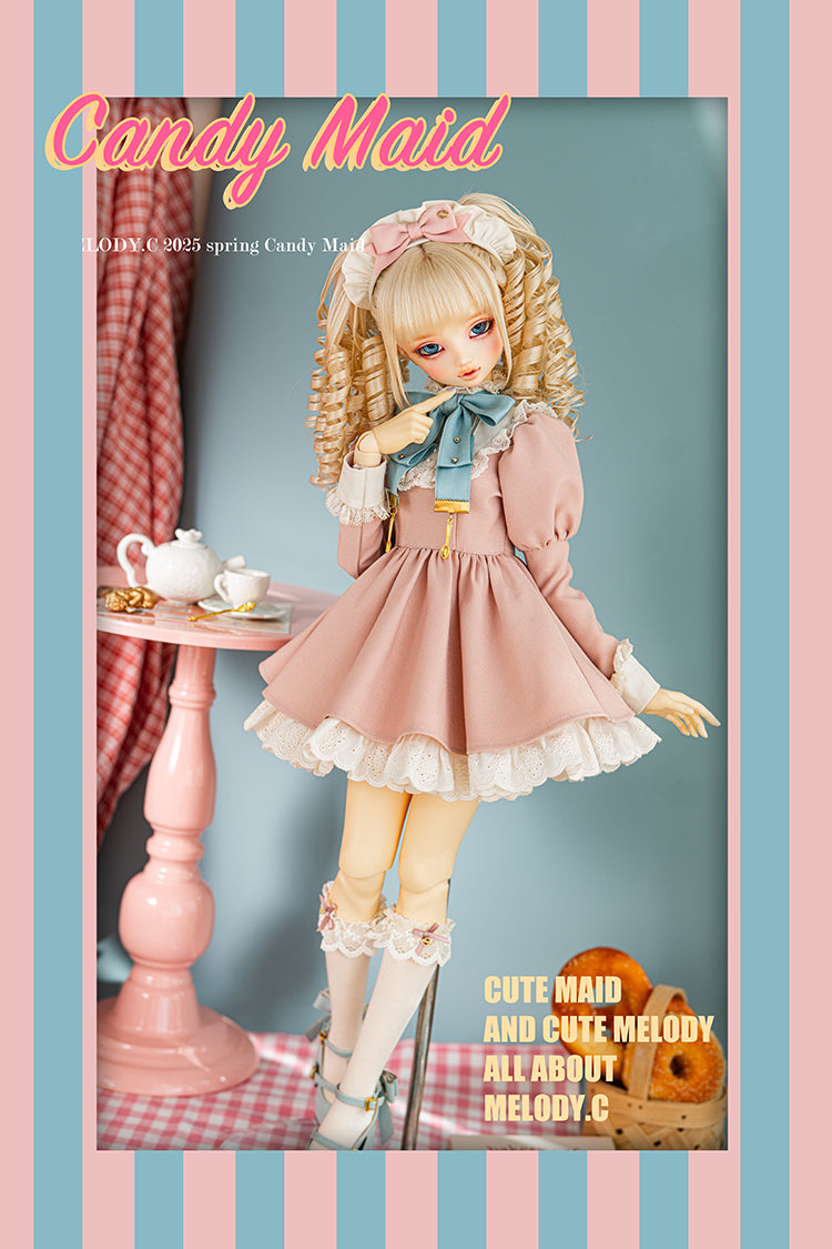 【SD/DD~SD16girl】 Candy Maid one-piece set short ver.