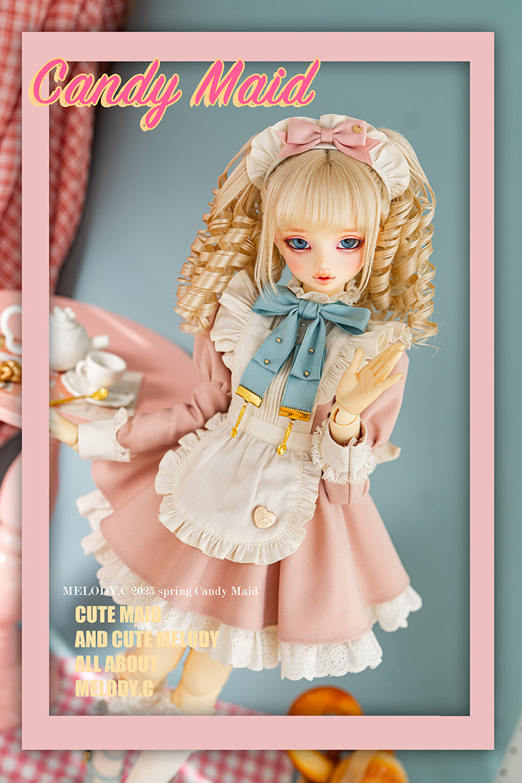 【SD/DD~SD16girl】 Candy Maid one-piece set short ver.