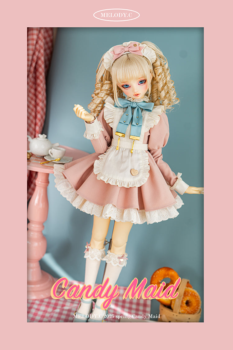 【SD/DD~SD16girl】 Candy Maid one-piece set short ver.