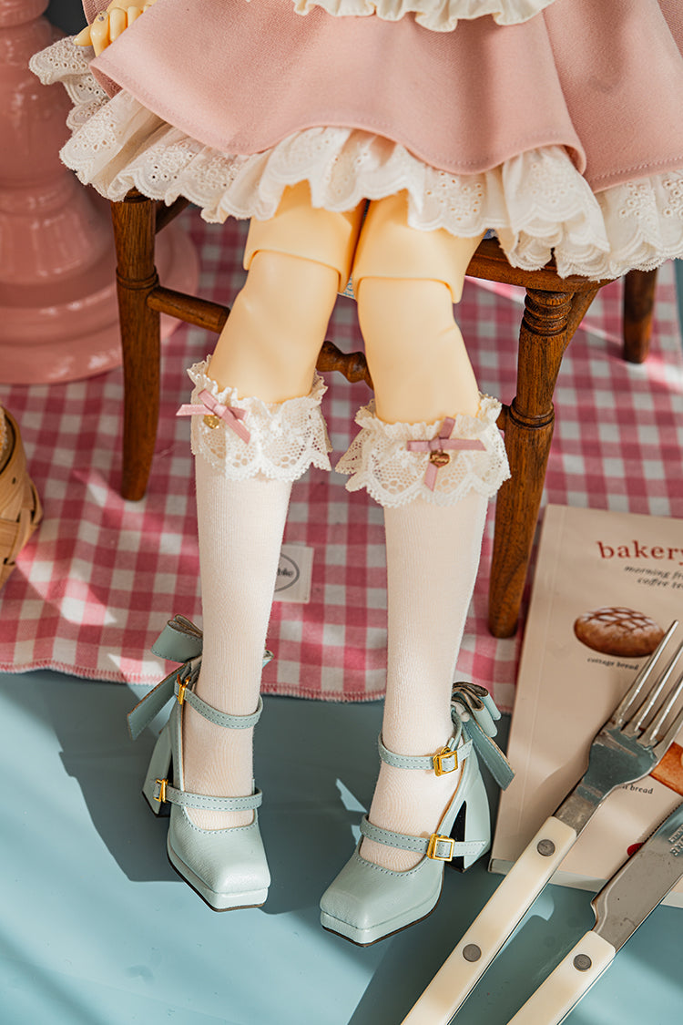 【1/3girl heel foot＆DD】Mary Jane Shoes 4.0