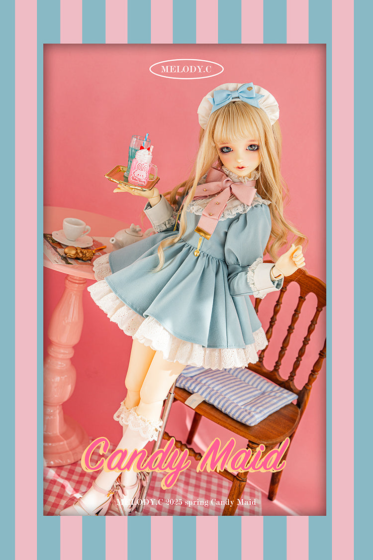 【SD/DD~SD16girl】 Candy Maid one-piece set short ver.