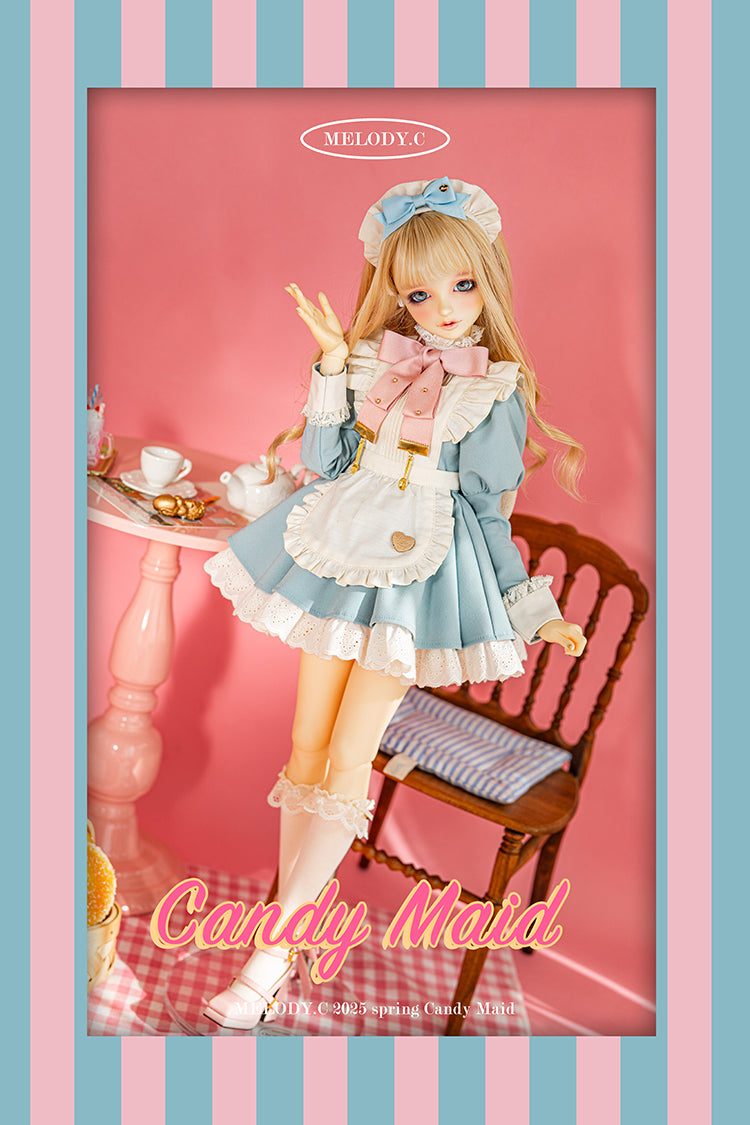 【SD/DD~SD16girl】 Candy Maid one-piece set short ver.