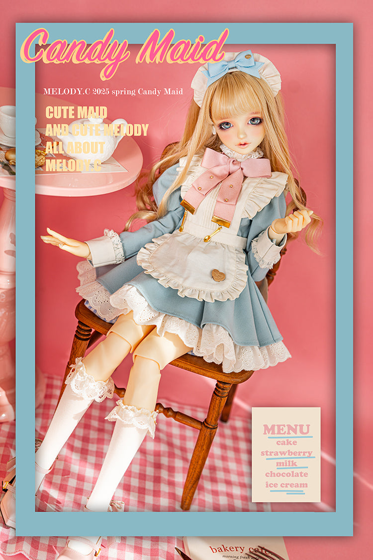 【SD/DD~SD16girl】 Candy Maid one-piece set short ver.