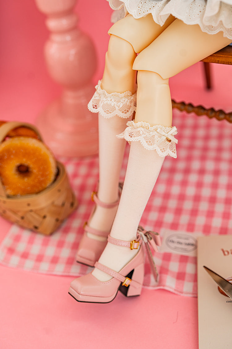 【1/3girl heel foot＆DD】Mary Jane Shoes 4.0