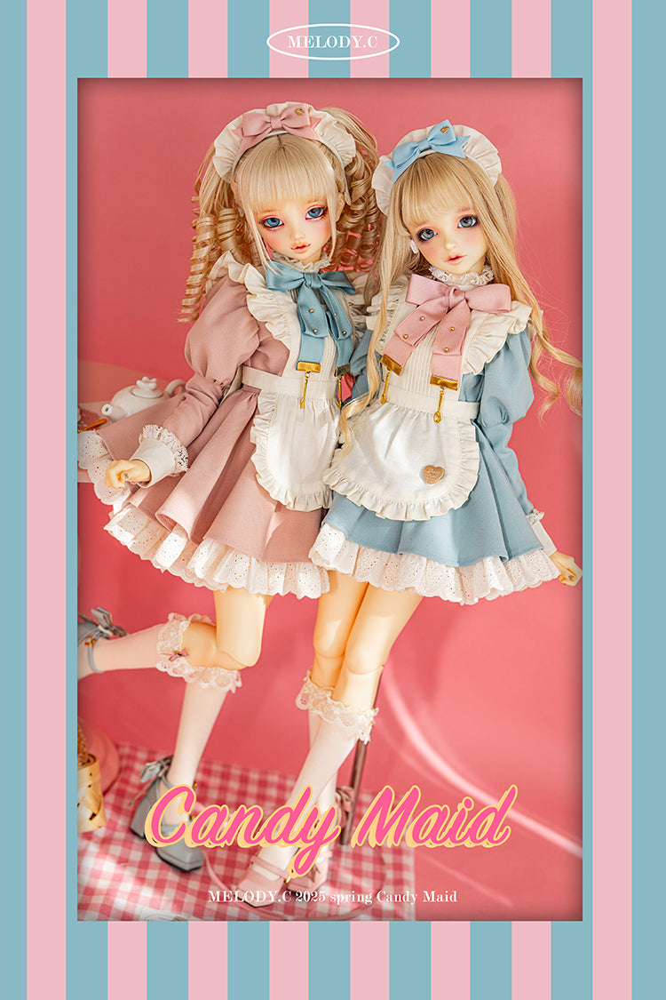 【SD/DD~SD16girl】 Candy Maid one-piece set short ver.