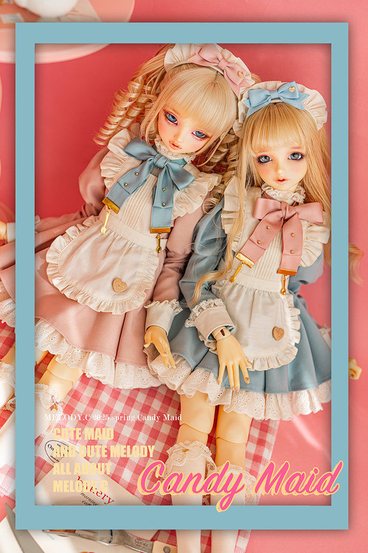 【SD/DD~SD16girl】 Candy Maid one-piece set short ver.