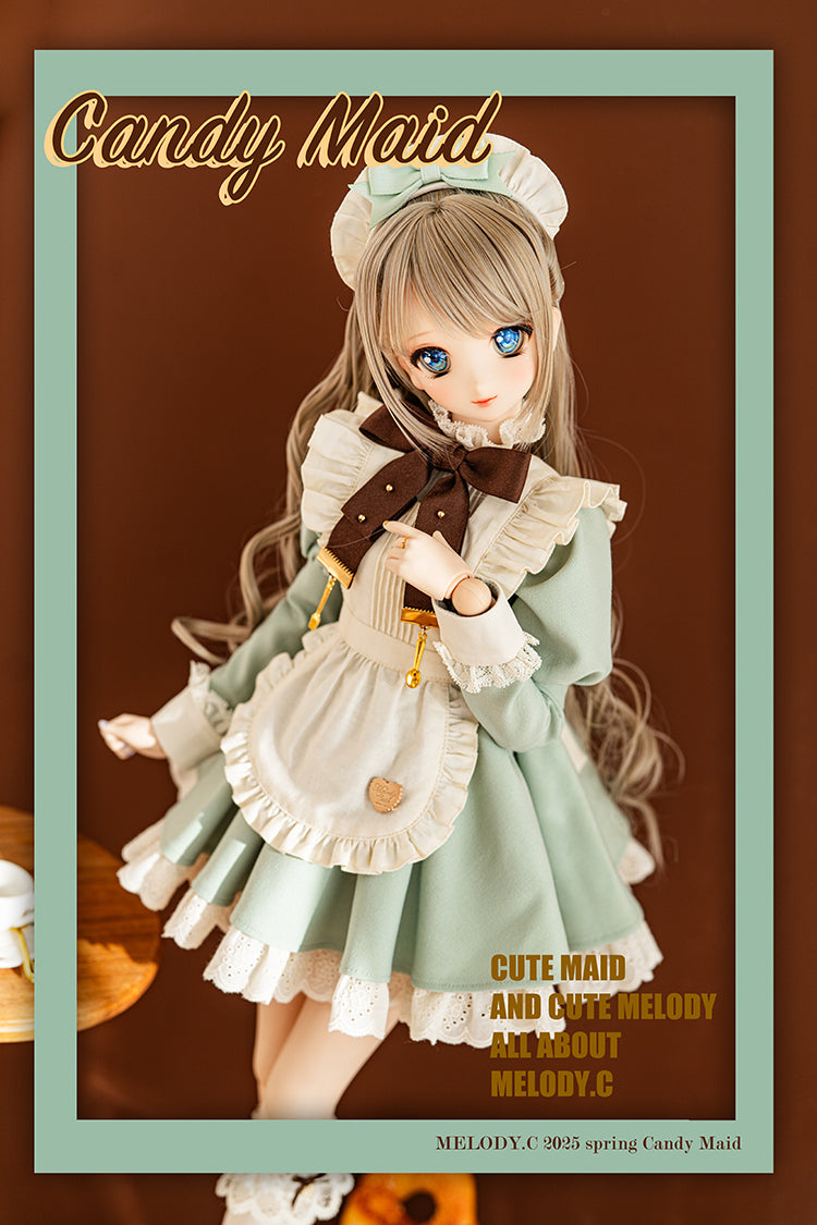 【SD/DD~SD16girl】 Candy Maid one-piece set short ver.