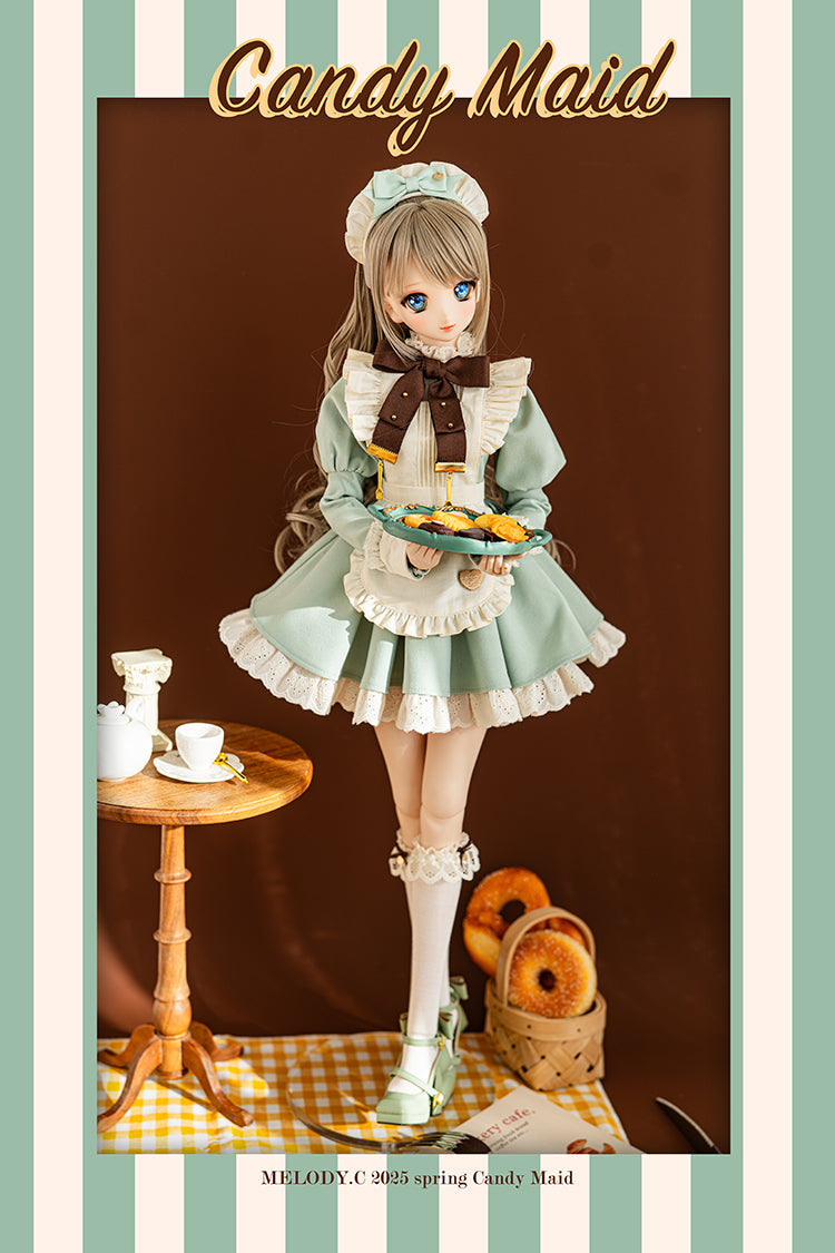 【SD/DD~SD16girl】 Candy Maid one-piece set short ver.